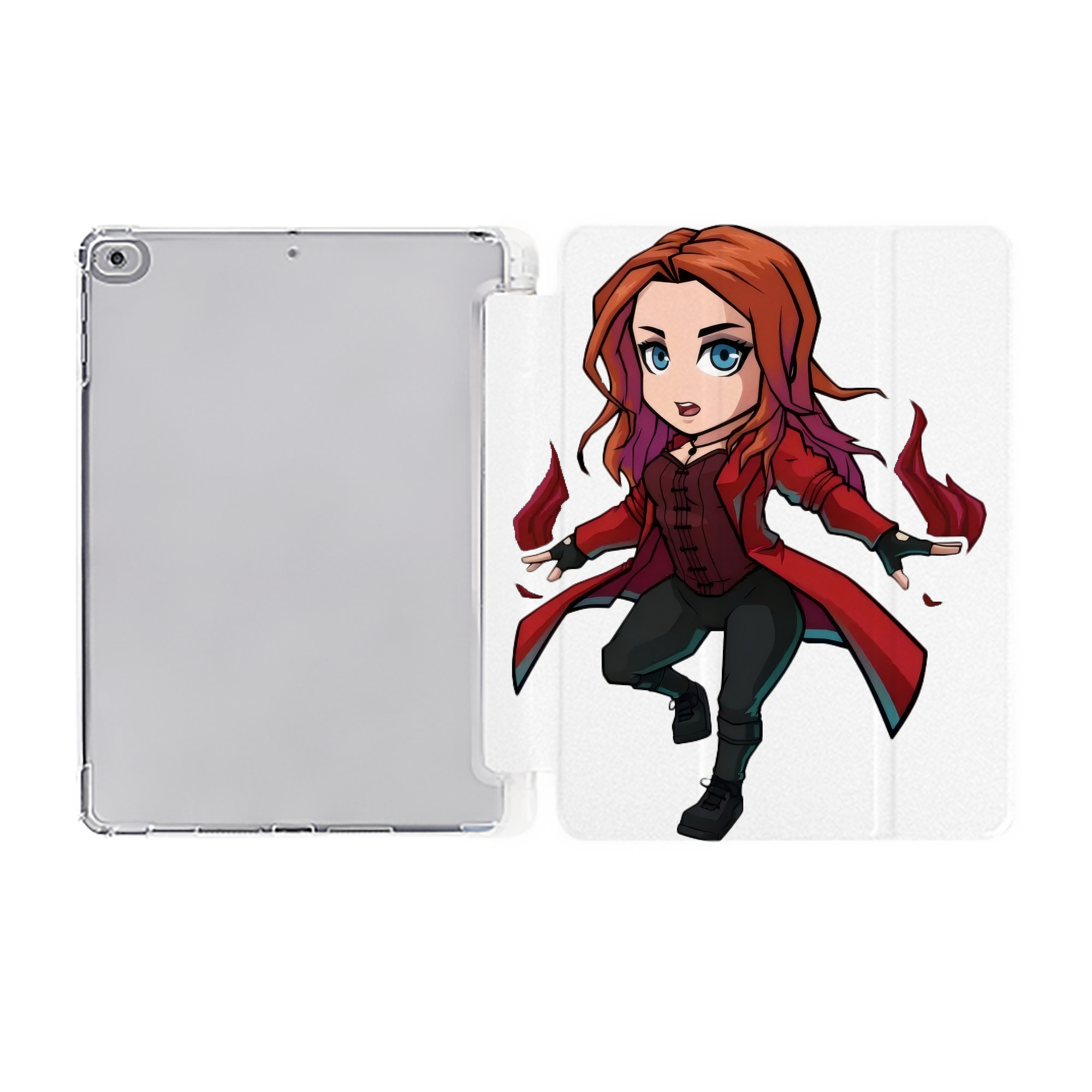 （画像用） アベンジャーズ The Avengers IPad ケース ペン収納付き 三つ折りスタンド PUレザー×シリコン 対応機種9.5/10.5/10.9インチ
